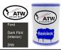 Preview: Ford, Dark Flint (Interior), 2N5: 500ml Lackdose, von ATW Autoteile West.